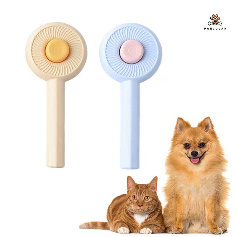 برس گربه همراه با دکمه تخلیه