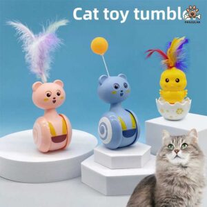 اسباب بازی سگ و گربه تعادلی پردار کد A0159